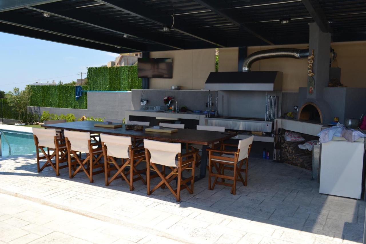 "Stergiou Luxury Apartment 2Nd Floor" Με Κοινη Πισινα Saronida Extérieur photo