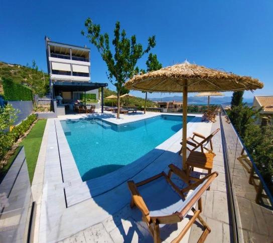 "Stergiou Luxury Apartment 2Nd Floor" Με Κοινη Πισινα Saronida Extérieur photo