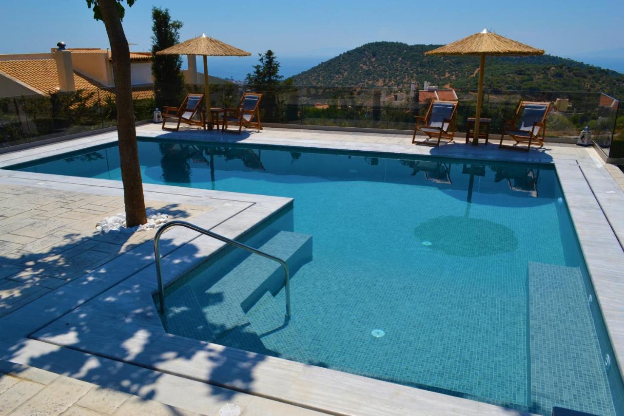 "Stergiou Luxury Apartment 2Nd Floor" Με Κοινη Πισινα Saronida Extérieur photo