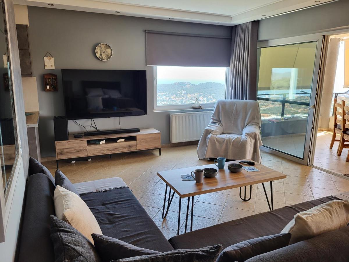 "Stergiou Luxury Apartment 2Nd Floor" Με Κοινη Πισινα Saronida Extérieur photo