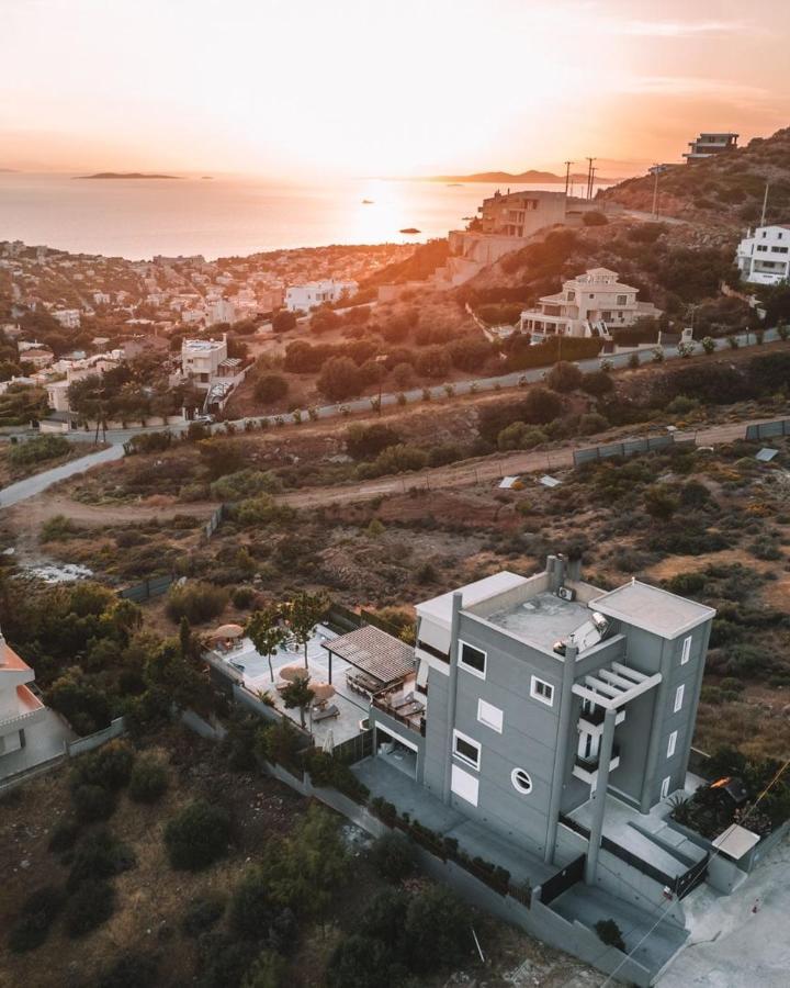 "Stergiou Luxury Apartment 2Nd Floor" Με Κοινη Πισινα Saronida Extérieur photo