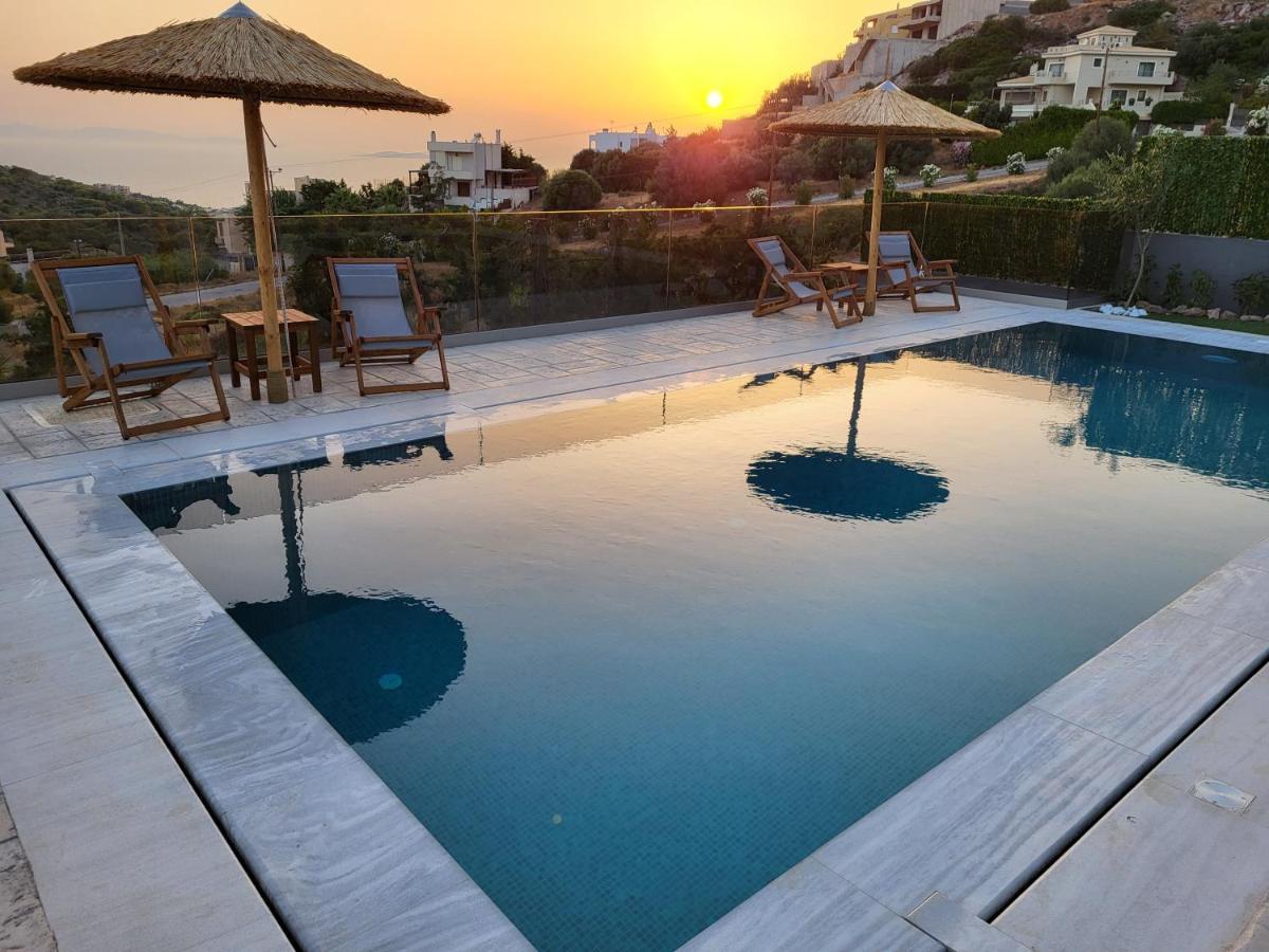 "Stergiou Luxury Apartment 2Nd Floor" Με Κοινη Πισινα Saronida Extérieur photo