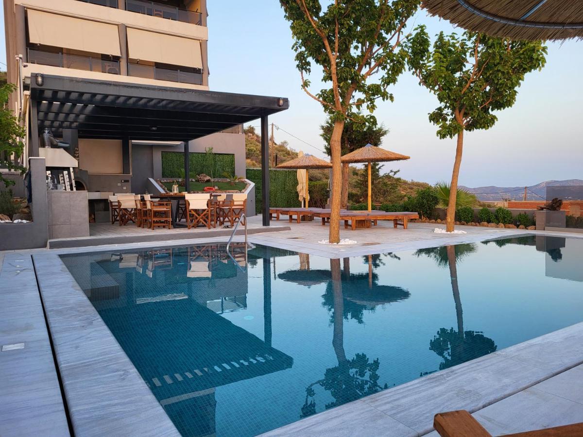 "Stergiou Luxury Apartment 2Nd Floor" Με Κοινη Πισινα Saronida Extérieur photo